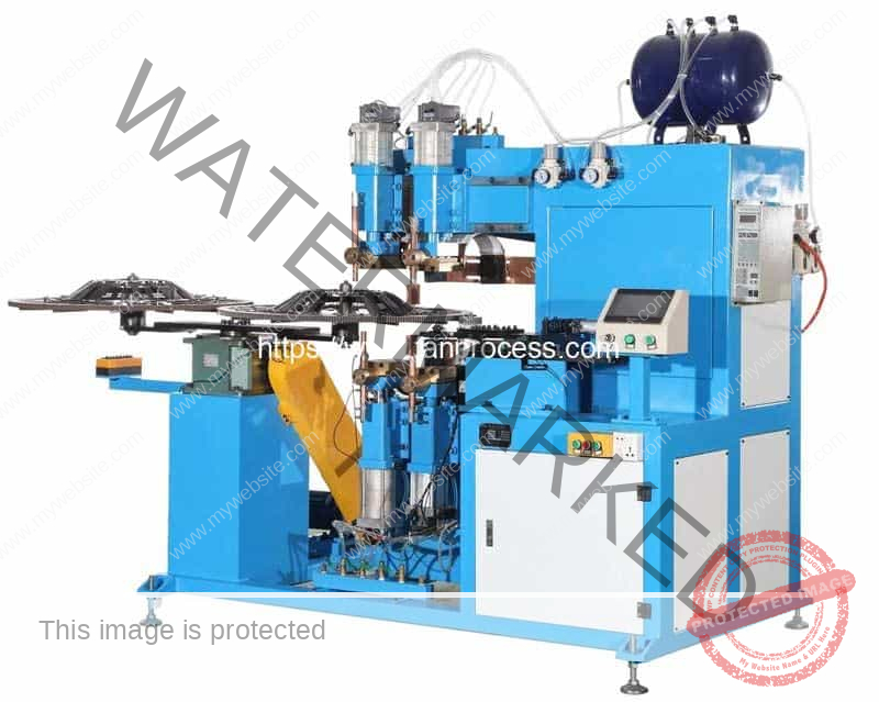 Automatic-Double-Station-Fan-Guard-Bracket-Butt-Welding-Machine