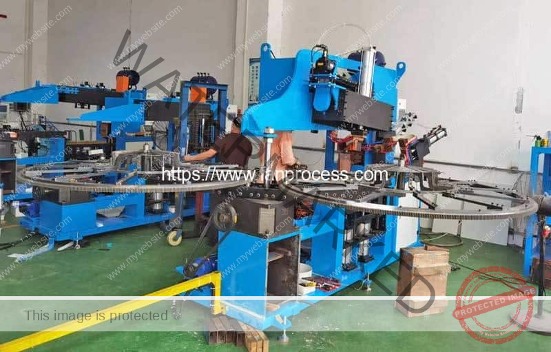 Automatic-Double-Station-Fan-Guard-Bracket-Welding-Making-Machine-with-Installed-Big-Mold