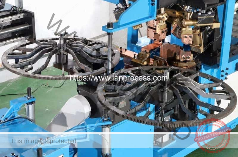 Automatic-Fan-Guard-Spiral-Wire-Looping-and-Butt-Welding-Machine-Double-Station-Mold