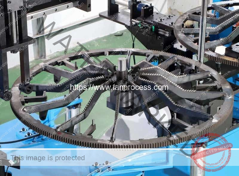 Automatic-Fan-Guard-Steel-Wire-Spiral-Looping-Machine-Mold