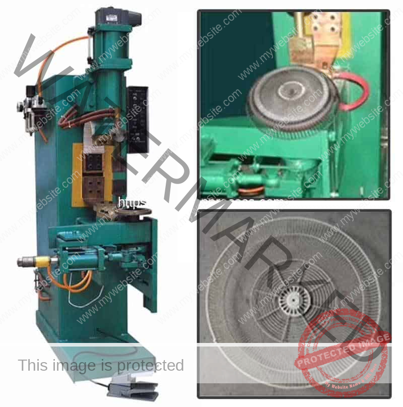 Automatic-Radiate-Fan-Guard-Center-Ring-Welding-Machine